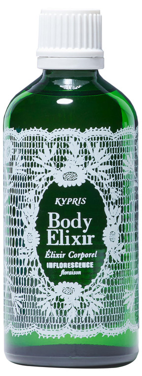KYPRIS, Body Elixir: Inflorescence Glowing Body Oil, Moisturizes & Soothes, Vitamin C Ester THD + E & Organic Neroli (3.38 fl oz / 100 ml)