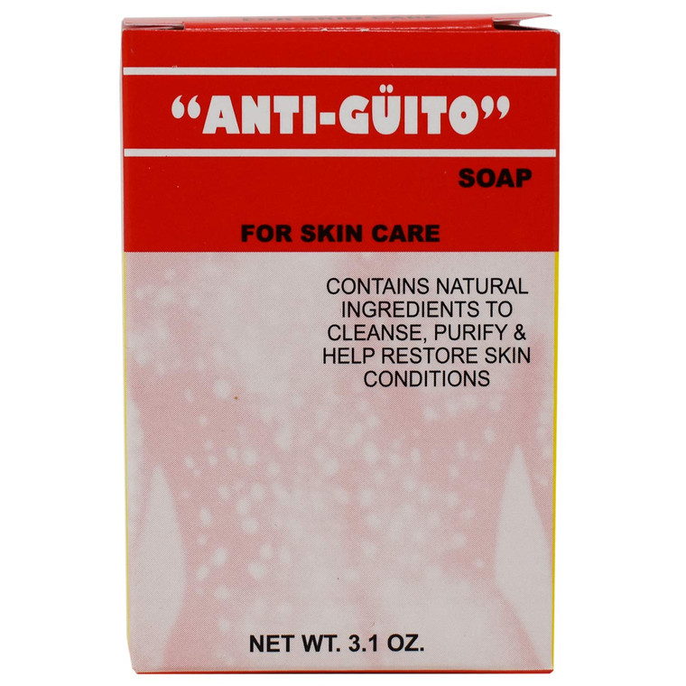 Anti-Guito Homoeopathic Remedies Soap for Tinea Versicolor 3.1oz