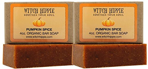 Witch Hippie Pumpkin Spice 4oz Natural Bar Soap 2 pack