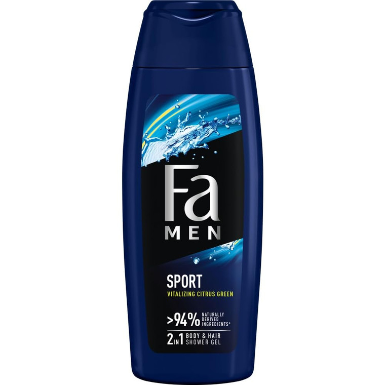 Fa Mens Shower Gel Active Sport Ginkgo 250 Ml