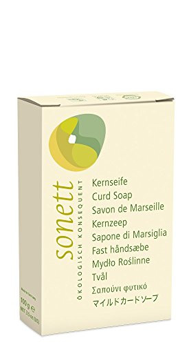 Sonett Organic Curd Soap 3.5 oz. Bar 100% Natural. Organic Ingredients.