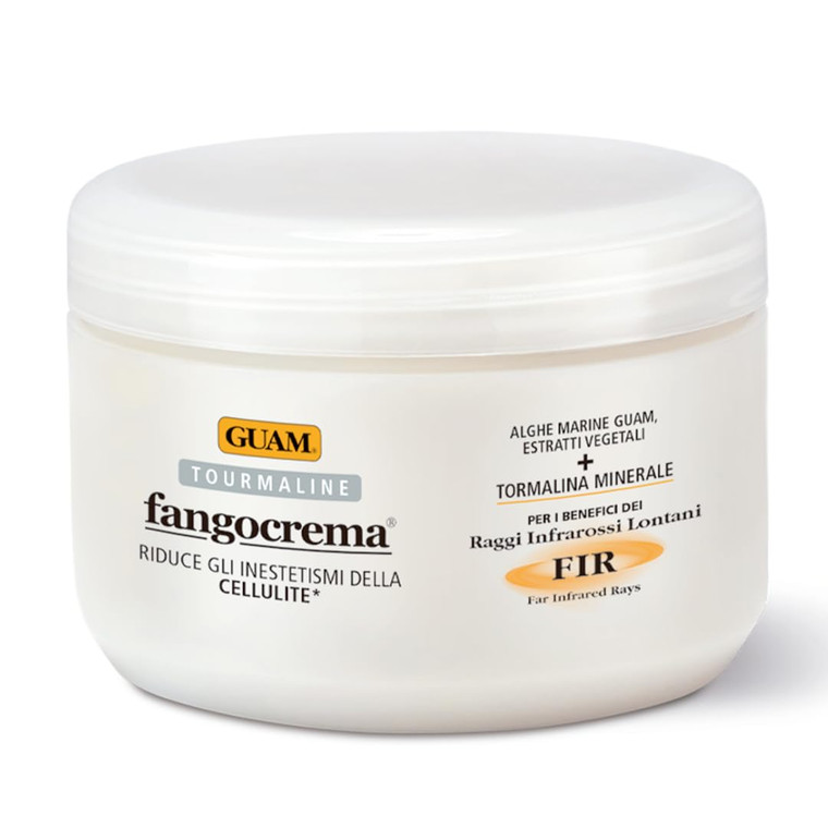 GUAM Fangocrema Anti-Cellulite Cream  Seaweed & Tourmaline FIR for Skin Tightening  Hot Gel with Caffeine for Firming & Contouring (10.5Oz)