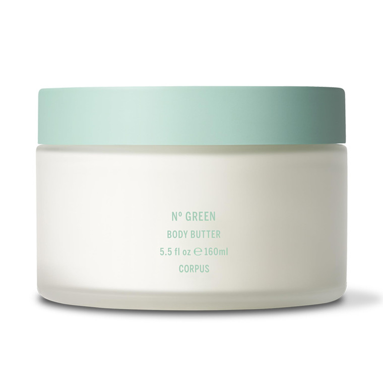 Corpus - Nº Green Body Butter | Ultra-Rich Body Cream, Whipped Texture Melts into Skin | Luxurious Non-Greasy Hydrating Plant-Based Formula with Trem