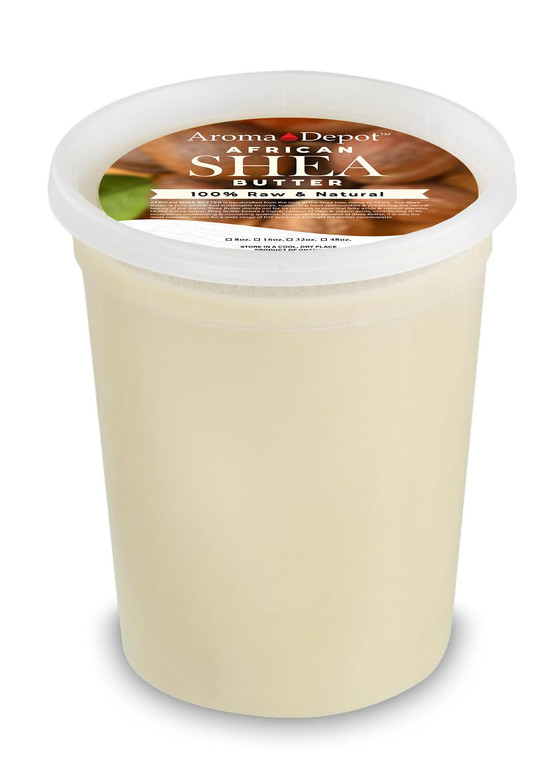 Raw African Shea Butter 32 oz Ivory/White Grade A 100% Pure Natural Unrefined Fresh Moisturizing, Ideal for Dry and Cracked Skin. It can be used in B