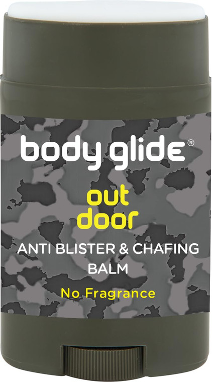 Body Glide Outdoor Anti Chafe Balm 1.5oz: Fragrance free anti chafing stick trusted in basic training, endurance sports & everyday life. Use on neck,
