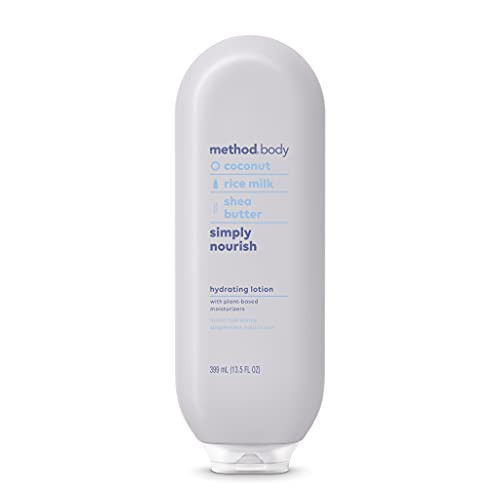 Method Daily Lotion, Simply Nourish, Moisturizer for 24 Hours of Hydration, 13.5 fl oz (Pack of 1)
