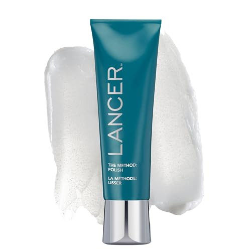 Lancer Skincare The Method: Polish Facial Exfoliator, Daily Exfoliating Face Scrub with Natural Minerals, Normal Combination Skin, 8 Fluid Ounces