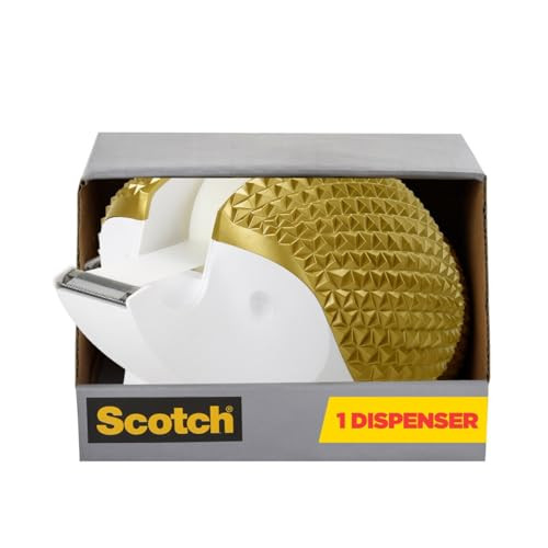 Scotch Hedgehog Tape Dispenser, Great for Gift Wrapping, Includes 3/4 in x 350 in Tape Roll