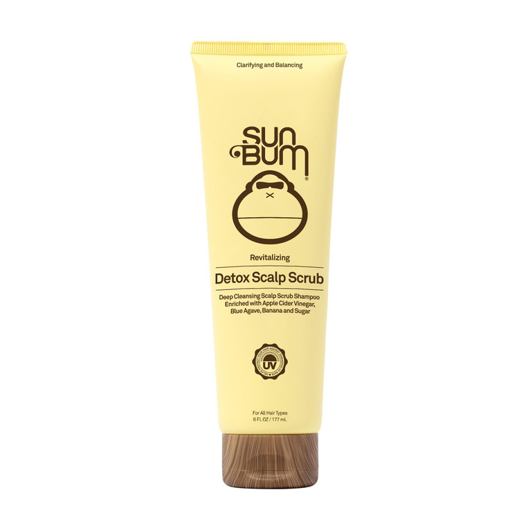 Sun Bum Revitalizing Detox Scalp Scrub | Vegan and Cruelty Free Moisturizing and Deep Cleansing and Exfoliating Hair Wash with Apple Cider Vinegar |