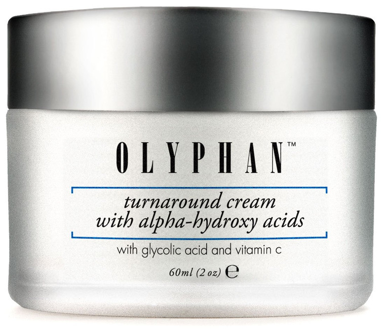 OLYPHAN Alpha Hydroxy Acid Cream for Face Best Glycolic Acid Exfoliating Face Moisturizer Anti-Aging Cream with AHA for Acne Prone Skin; Day - Night