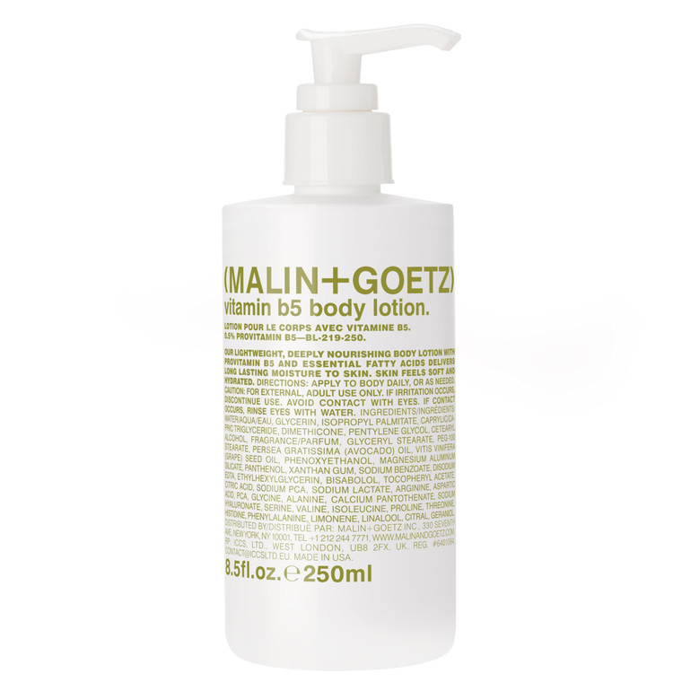 MALIN+GOETZ Vitamin B5 Body Lotion, Lightweight Daily Moisturizer with Avocado & Grapeseed Oils, Hydrating, Nourishing, Long-Lasting & Bergamot Scent