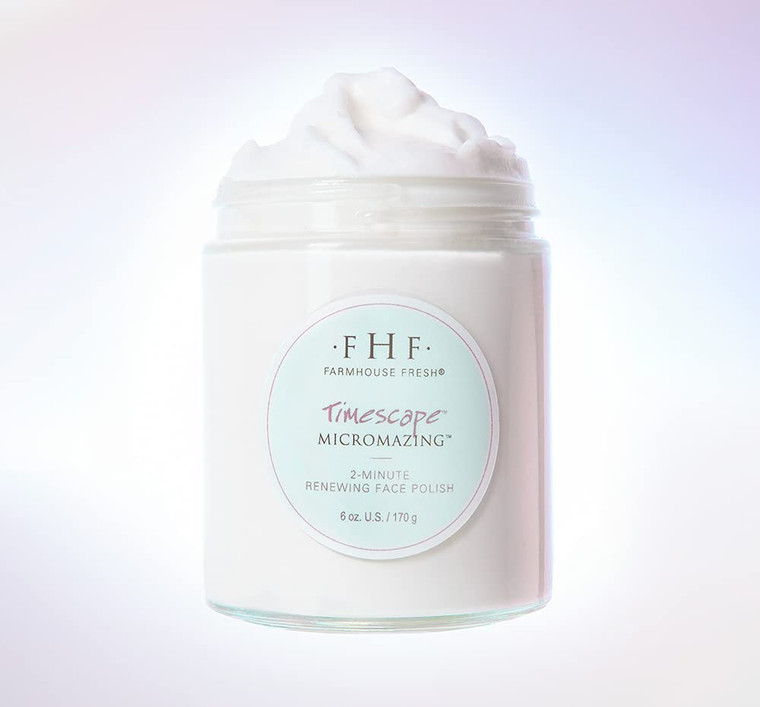 FarmHouse Fresh Face Exfoliator, Plant-Based Face Scrub, Gentle Exfoliating Face Polish With Cucumber Extract. Timescape Micromazing Facial Polish. 6