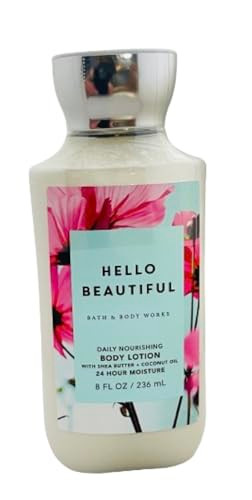 Bath and Body Works Hello Beautiful Lotion 8 Ounce Shea and Vitamin E