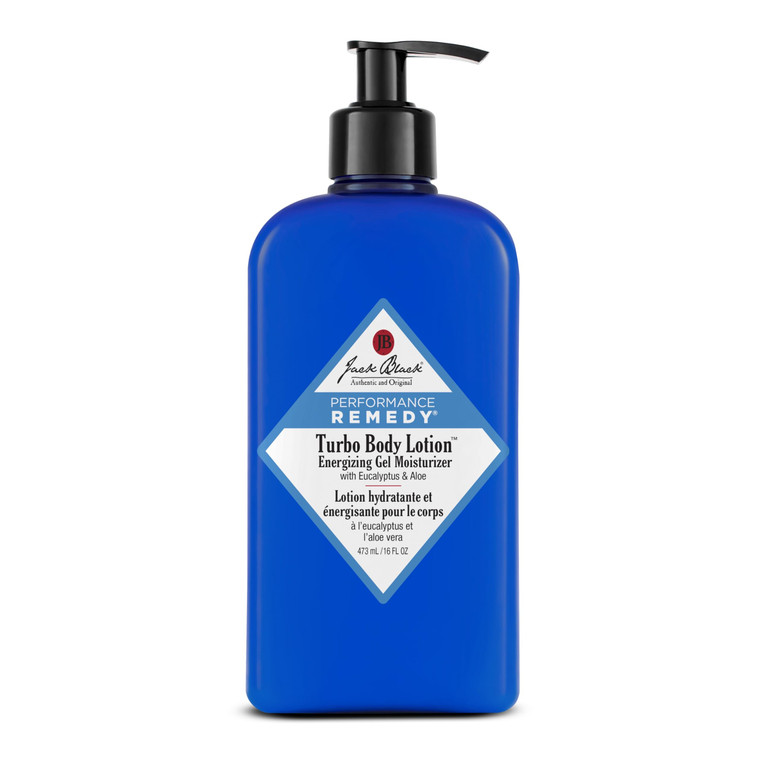 Jack Black Turbo Body Lotion Energizing Gel Moisturizer, 16 Fl Oz