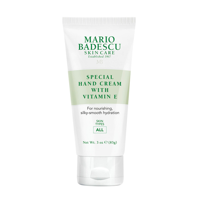 Mario Badescu Unscented Hand Cream with Vitamin E for Men and Women, Non-Greasy, Light and Fast-Absorbing Hand Cream for Dry Cracked Hands, Ideal for