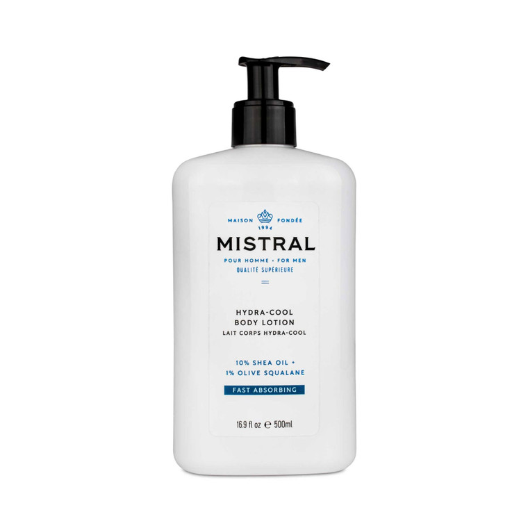 Mistral Men's Hydra-Cool Body Lotion, Cool Marine, 16.9 Fl Oz