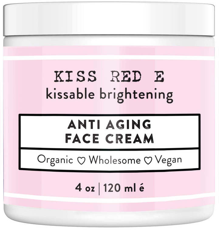 KissRedE Anti Aging Face Cream. Best Anti Wrinkle Cream Moisturizer For Face, Hands, Neck. Reduce Wrinkles, Fine Lines, Crows Feet, Puffy Eyes.