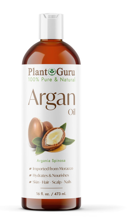Argan Oil 16 fl. oz. Morocco Virgin, Cold Pressed 100% Pure Natural - Stimulates Hair Growth, Skin, Face And Body Moisturizer.