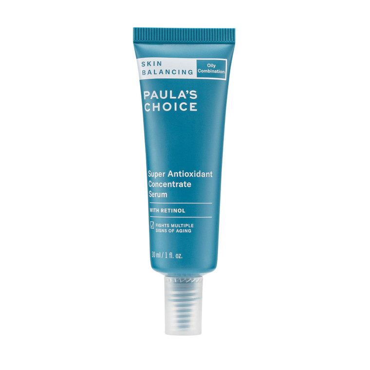 Paula's Choice SKIN BALANCING Antioxidant Concentrate Face Serum, Retinol & Vitamin C, Anti Aging, Anti Wrinkle & Large Pores, Oily Skin, 1 Fl Oz