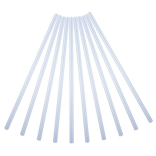 FUNOMOCYA Clear Plastic Binding Bars 10 Pcs 12 Inch Transparent Binder Sliders for A4 Folder Binding Bar Office Document Organizer Accessories