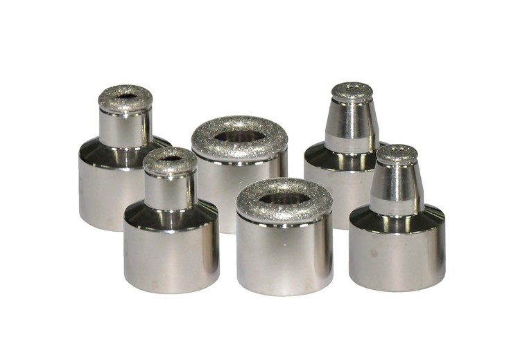 (6 count, 2 of each type) Diamond Microderm Microdermabrasion Replacement Tips, Spa and Home Beauty Skin Care for Exfoliation