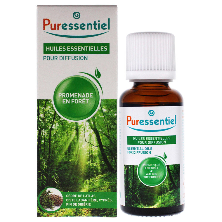 Puressentiel Walk in The Forest Essential Oil Diffusing Blend, Aromatherapy Relief, Calming- 100% Pure & Natural - Therapeutic Grade, Premium & Certi