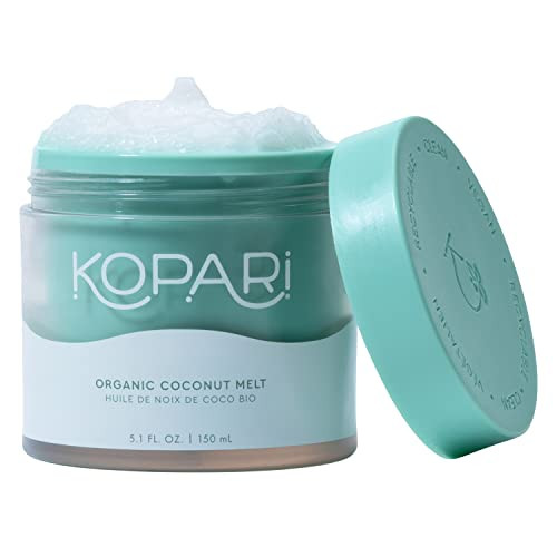 Kopari Organic Coconut Melt | Multi Purpose Skin Moisturizer, 100% Unrefined Coconut Oil Skin Care For Body, Hair, Face | Vegan, Cruelty Free, Parabe
