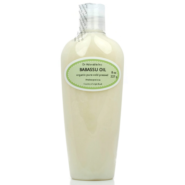 8 Oz Babassu Oil 100% Pure Organic Cold Pressed For Skin Hair Moisturizing