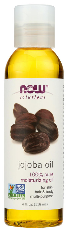 NOW FOODS Jojoba Oil Pure, 4 FZ