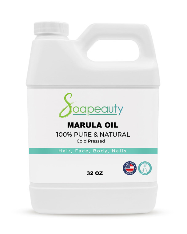 MARULA Oil Cold Pressed Unrefined | 100% Natural Available in Bulk | Carrier for Essential Oils, Face, Skin, Hair Moisturizer, Soap Making | Sizes 2O