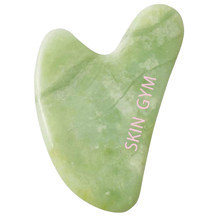 SKIN GYM Jade Sculpty Heart Gua Sha Tool, Heart-Shaped Facial Massage Tool for Sculpting and Relaxation