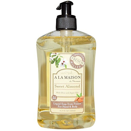 A LA MAISON Liquid Soap, Sweet Almond, 16.89 Fluid Ounce