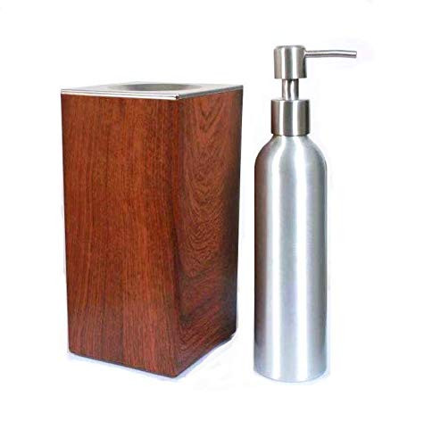 DERMALOGIC Massage Oil Warmer for Pro Spa Massage, Home Lotion Warmer with Aluminum Bottle Pump Set, Plug-in Oil Heater Beauty Salon Treatment Equipm