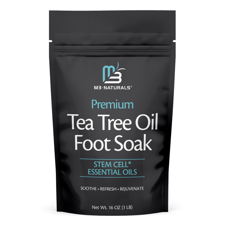 Tea Tree Oil Foot Soak and Epsom Salts for soaking | Foot Spa and Remedy for Athletes Foot, Stinky Feet, and Foot Soak for Dry Cracked Feet | Detox F