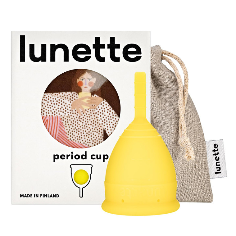 Lunette Period Cup  Menstrual Cup with 12h Leak-Free Comfort - Soft 100% Medical-Grade Silicone - Eco-Friendly Pad & Tampon Alternative Reusable for