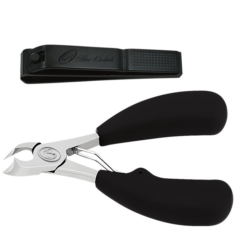 Podiatrist Toenail Clippers, Professional Pedicure Clippers for Thick and ingrown toenails, Perfect for Men and Seniors. with a Super Sharp Curved Bl