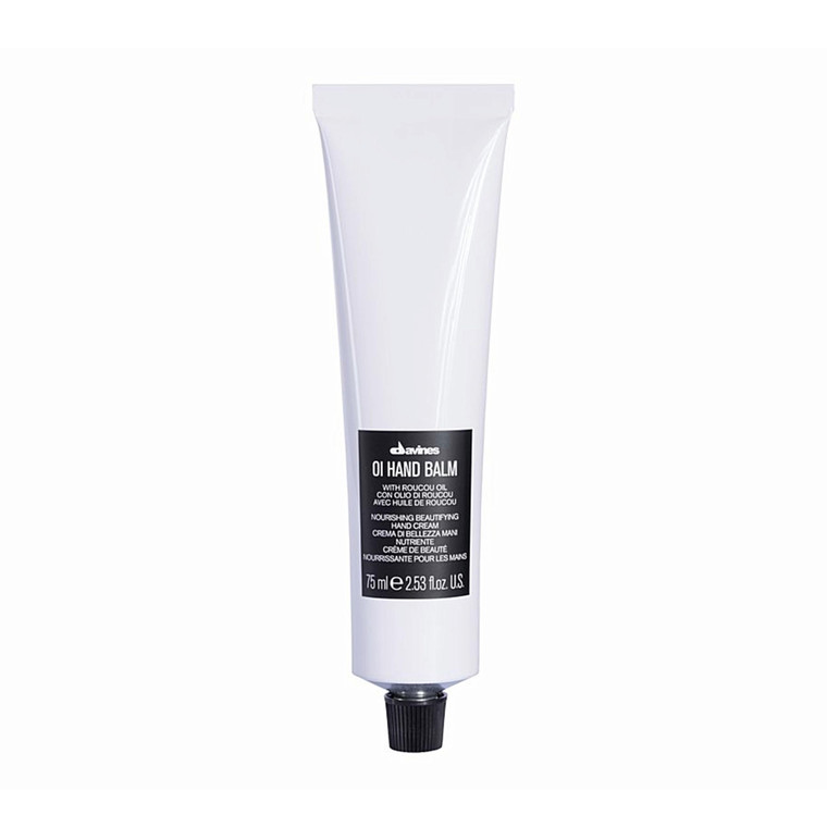 Davines OI Hand Balm, Nourishing Anti-Aging Hand Cream for All Skin Types - Protects Hands from Environmental Damage with Antioxidant Roucou Oil - Li