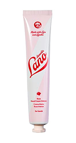 Lanolips Hand Cream - Lanolin Lotion with Rose Oil, Shea Butter & Vitamin E - Cuticle & Hand Cream for Dry Cracked Hands - Cruelty-Free, Dermatologis