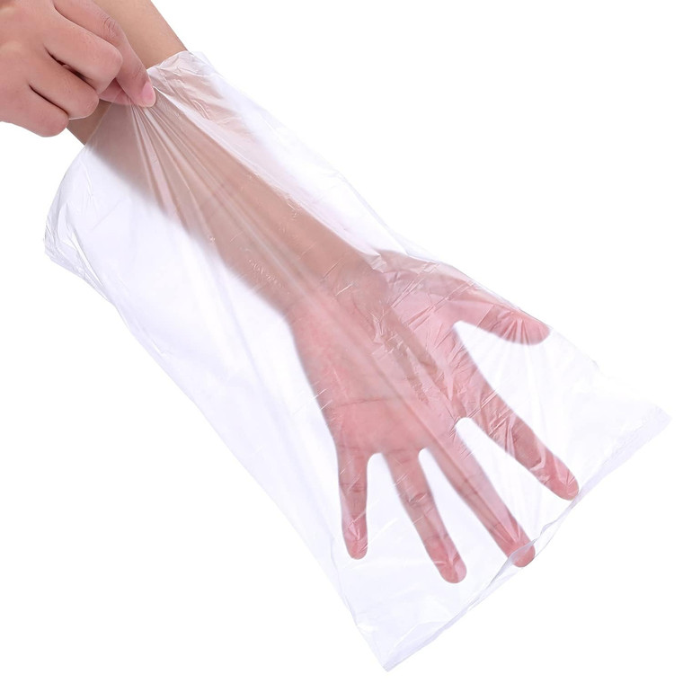 Sumind 300 Pcs Paraffin Wax Bags for Hands and Feet Disposable Paraffin Liners Bath Gloves Parafina Para Pies Y Manos Plastic Bags for Parafina Wax M