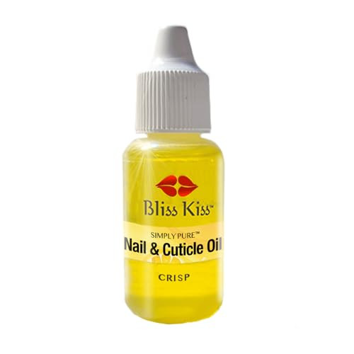 Bliss Kiss | Crisp Fragrance | Nail Oil Cuticle Dropper w/Vitamin E & Jojoba?Nail Strengthener Nail Growth Serum for Brittle Peeling Breaking Thin Na