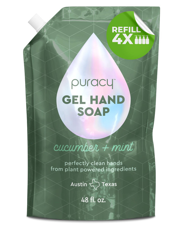Puracy Organic Hand Soap, For the Professional Hand Washers We've All Become, Moisturizing Natural Gel Hand Wash Soap, Liquid Hand Soap Refills for S