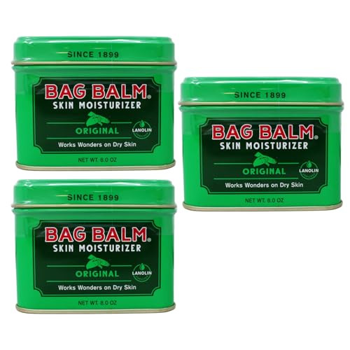 Bag Balm Vermont's Original Hand Moisturizer, Hand Balm for Dry Skin, Cracked Hands, Heels & Dry Hands Treatment, For Dogs and More Ointment, Lotion