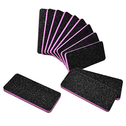 New AMT 12 PCS Pedicure Foot File Grit 60/60, Black Callus Remover File, Nail Files for Pets, Emery Boards for Pet Grooming, 60 Grit Foot File (12 PC