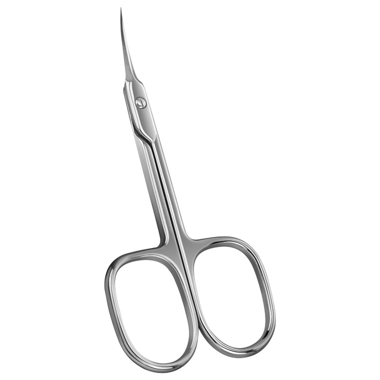 CGBE Cuticle Scissors Extra Fine Curved Blade, Super Slim Manicure Scissors for Cuticles Professional Small Scissors with Precise Pointed Tip Groomin