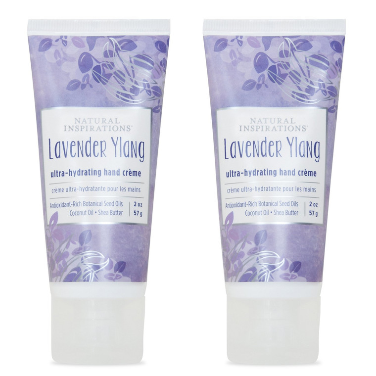 Natural Inspirations Ultra Hydrating Hand Creme 2 Piece Gift Set - Lavender Ylang