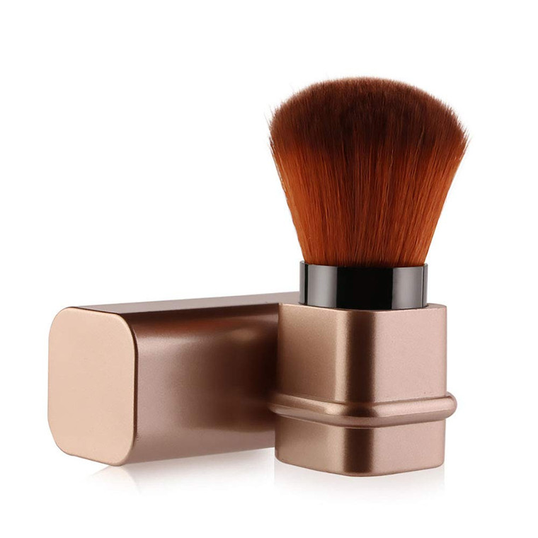 WOKOTO 1 Pcs Nail Art Brush Remove Dust Powder Makeup Brush Set Scalable Lipstick Design Nail Brushes For Cleaning Uv Gel Builder Manicure Brush Kit