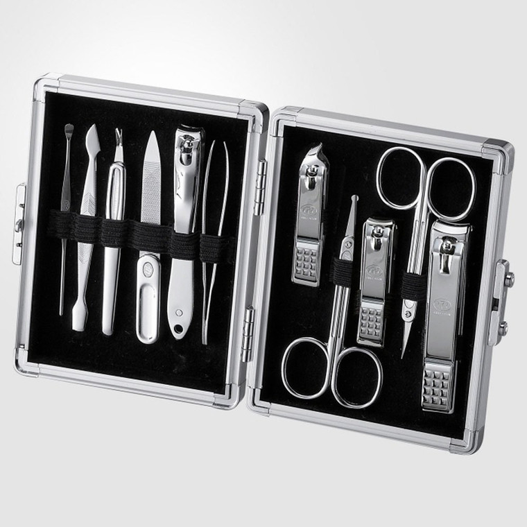 Three Seven (777) Travel Manicure Grooming Kit Nail Clipper Set (11 PCs), MADE IN KOREA, SINCE 1975.