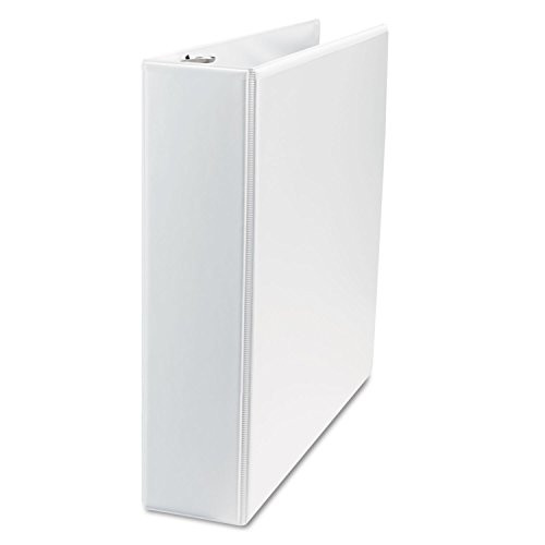 Universal 20746PK Slant-Ring Economy View Binder, 2" Capacity, White (Pack of 4)