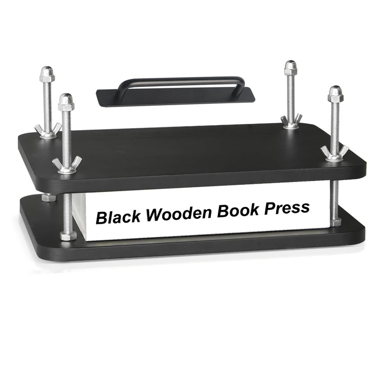 Dddzerong Book Binding Binding Press Wooden 11.7x8 inch,Book Press Bookbinding is Easy to Assemble for DIY Enthusiasts