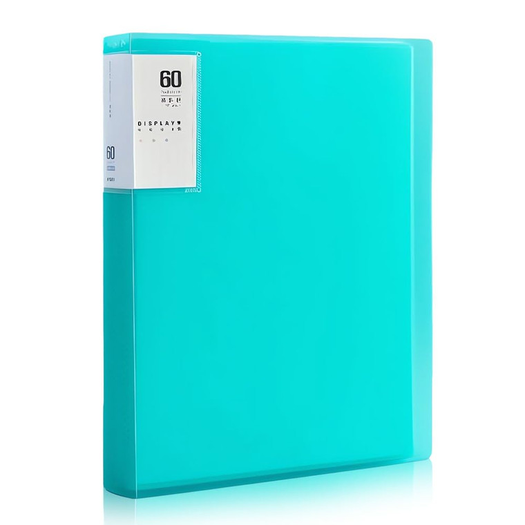 M&G 60 Pocket Binder with Plastic Sleeves 9.2x12, A4 Portfolio Folder with Clear Sheet Protectors, Art Presentation Book, Display 120 Pages, Document
